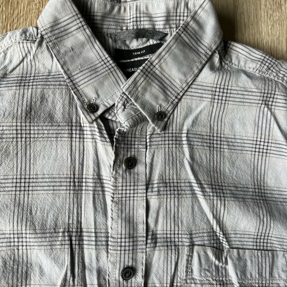 Treasure & Bond - Mens Short Sleeve Shirt - Size Medium